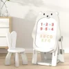 Gía vẽ đa năng kèm giá để sách Gấu Xám (có ghế) POPO-12-008