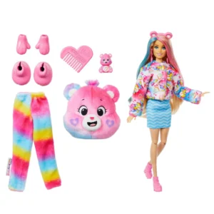 Đồ Chơi Búp Bê Barbie Cutie Reveal - Gấu Hồng Kiêu Sa